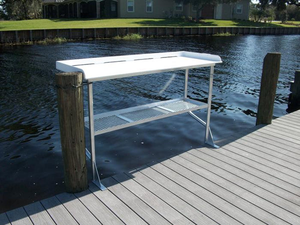 TWO Leg CM Fish Cleaning Station Fillet Table Dock Boating