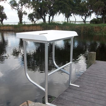 Sea-Line Two Leg Water Fish Cleaning Station Fillet Table Dock Boating –  Marine Fiberglass Direct