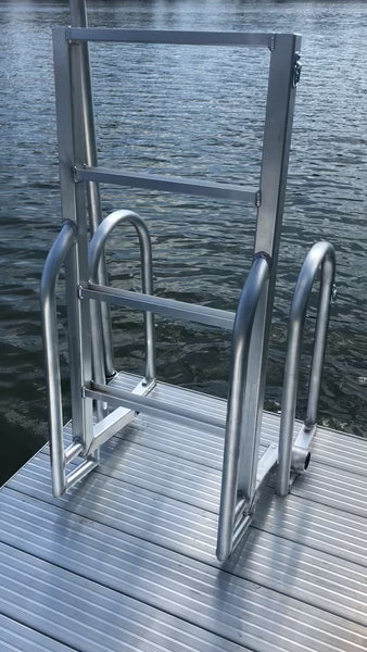 Marine - 4 Step Swivel Dock Ladder – Marine Fiberglass Direct