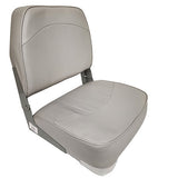 Fold Down Low Back Boat Seat - Horizon Boat Seats - 1001-AB GREY