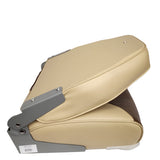 Fold Down High Back Boat Seat - Horizon Boat Seats - 1002-AHJ SAND/BROWN