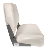 Fold Down Low Back Boat Seat - Horizon Boat Seats - 1003-AA WHITE