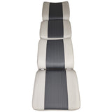 Back to Back, Double Boat Seat - Horizon Boat Seats - 1007-ABC GREY/CHARCOAL