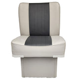 Back to Back, Double Boat Seat - Horizon Boat Seats - 1007-ABC GREY/CHARCOAL