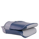 Shell Back Folding Boat Seat - Horizon Boat Seats - 1009-ABD GREY/NAVY, GREY SHELL