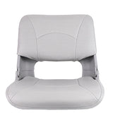 Shell Back Folding Boat Seat - Horizon Boat Seats - 1009-AB GREY, GREY SHELL