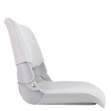 Shell Back Folding Boat Seat - Horizon Boat Seats - 1009-AB GREY, GREY SHELL