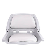 Shell Back Folding Boat Seat - Horizon Boat Seats - 1010-AB GREY, GREY SHELL