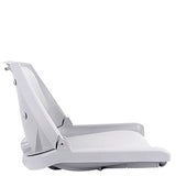 Shell Back Folding Boat Seat - Horizon Boat Seats - 1010-AB GREY, GREY SHELL