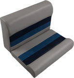 Premium Series 28" Pontoon Bench Seat Cushion Set 3000-ABDK Grey/Navy/Blue