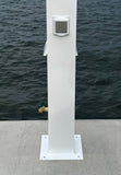 LARGE WATER & 30AMP ELECTRIC PEDESTAL 36"H x 10"W x 10"D