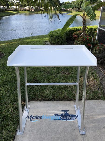 Sea-Line Four Leg Fish Cleaning Station Fillet Table Dock Aluminum 50 –  Marine Fiberglass Direct